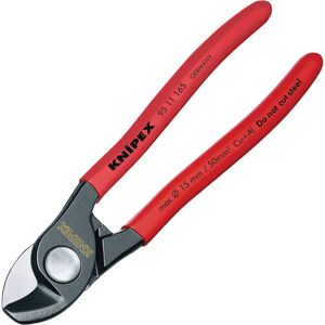 Knipex 95 11 165 Cable Shears Plastic Coated Handles 165mm Knipex 95 11 165 Cable Shears Plastic Coated Handles 165mm