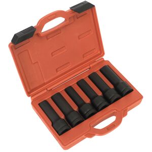 Sealey SX099 Impact 12-Point & TRX-Star Female Deep Socket Set 6pc... Sealey SX099 Impact 12-Point & TRX-Star Female Deep Socket Set 6pc...
