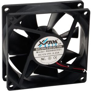 X-Fan RDH8025S1 80 x 80 x 25mm Axial Fan 12V Sleeve Bearing X-Fan RDH8025S1 80 x 80 x 25mm Axial Fan 12V Sleeve Bearing