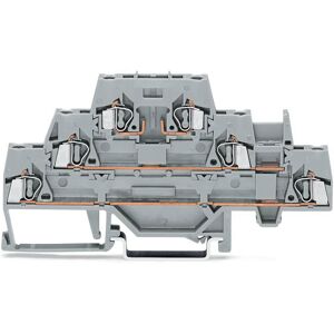 Wago 280-597 Terminal Block - Triple Deck, 6 Conductors, Green-yellow Wago 280-597 Terminal Block - Triple Deck, 6 Conductors, Green-yellow