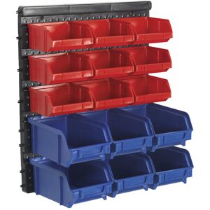 Sealey TPS1569WM Bin Storage System Wall Mounting 15 Bins Sealey TPS1569WM Bin Storage System Wall Mounting 15 Bins
