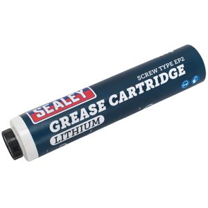 Sealey SCS107 Screw Type EP2 Lithium Grease Cartridge 400g Sealey SCS107 Screw Type EP2 Lithium Grease Cartridge 400g