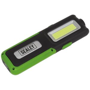 Sealey LED318G Rechargeable Inspection Lamp Green 5W COB + 3W LED ... Sealey LED318G Rechargeable Inspection Lamp Green 5W COB + 3W LED ...