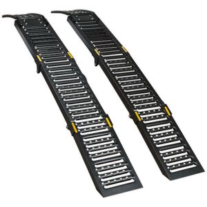 Sealey FCR500 Steel Folding Loading Ramps 500kg Capacity per Pair Sealey FCR500 Steel Folding Loading Ramps 500kg Capacity per Pair
