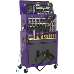 Sealey AP2200COMBOCP Topchest & Rollcab Combi 6 Drawer - Purple/Gr... Sealey AP2200COMBOCP Topchest & Rollcab Combi 6 Drawer - Purple/Gr...