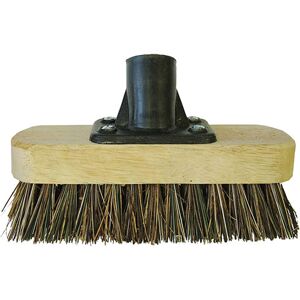 Faithfull FAIBRDECKSCR Deck Scrub Broom Head 175mm (7in) Threaded ... Faithfull FAIBRDECKSCR Deck Scrub Broom Head 175mm (7in) Threaded ...