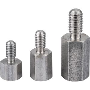 R-TECH 524393 Hex Threaded M-F A2 St/St Pillar 5.5mm M3 5mm - Pk 25 R-TECH 524393 Hex Threaded M-F A2 St/St Pillar 5.5mm M3 5mm - Pk 25