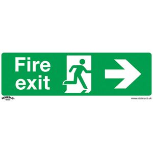 Worksafe SS24P1 Safe Conditions Safety Sign - Fire Exit (Right) - ... Worksafe SS24P1 Safe Conditions Safety Sign - Fire Exit (Right) - ...