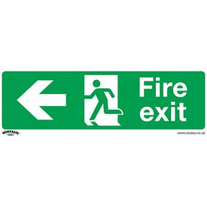 Worksafe SS25P1 Safe Conditions Safety Sign - Fire Exit (Left) - R... Worksafe SS25P1 Safe Conditions Safety Sign - Fire Exit (Left) - R...