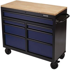 Draper BUNKER® 08222 Workbench 7 Drawer Roller Tool Cabinet 41" Blue Draper BUNKER® 08222 Workbench 7 Drawer Roller Tool Cabinet 41" Blue