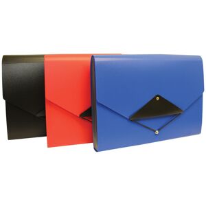 Cathedral Products EXPTFBL 13 Pocket Triangle Flap Expanding File Blue Cathedral Products EXPTFBL 13 Pocket Triangle Flap Expanding File Blue