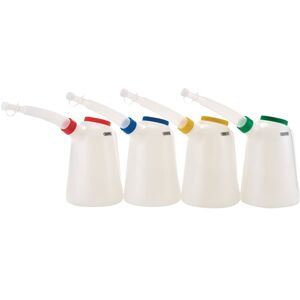 Draper 09181 Coloured Caps Plastic Jug Set, 5L (4 Piece) - 09181 Draper 09181 Coloured Caps Plastic Jug Set, 5L (4 Piece) - 09181