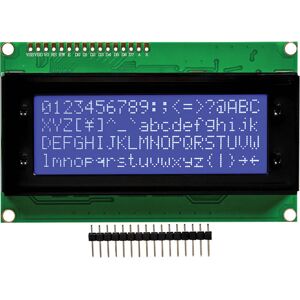 Joy-it LCD 20x4 module character display with blue back light Joy-it LCD 20x4 module character display with blue back light