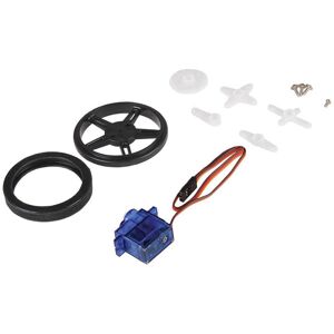 Joy-it Servo Motor with 60mm wheel and cable Joy-it Servo Motor with 60mm wheel and cable