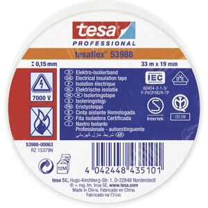 tesa 04163-00001-07 tesaflex 4163 Electrical Tape white 33m x 19mm tesa 04163-00001-07 tesaflex 4163 Electrical Tape white 33m x 19mm