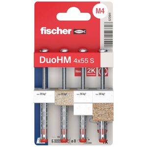 Fischer 572913 DuoHM Cavity Plug 6x55mm 4pcs for 9.5-30mm materials Fischer 572913 DuoHM Cavity Plug 6x55mm 4pcs for 9.5-30mm materials