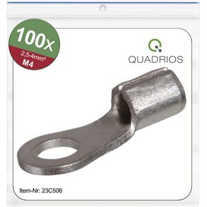 Quadrios 23C510 Uninsulated Ring Terminal - 4mm² - 10.5mm Hole - Electrical Connector Quadrios 23C510 Uninsulated Ring Terminal - 4mm² - 10.5mm Hole - Electrical Connector