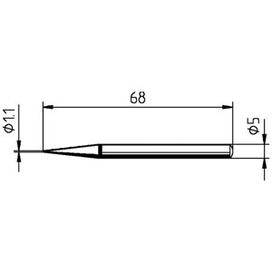 Ersa 0032KD/SB Soldering Tip Chisel-Shaped 3.10mm 1pc Ersa 0032KD/SB Soldering Tip Chisel-Shaped 3.10mm 1pc