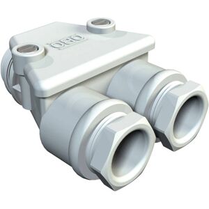 OBO Bettermann 2024063 Twin Gland Plastic Polystyrene Light Grey P... OBO Bettermann 2024063 Twin Gland Plastic Polystyrene Light Grey P...