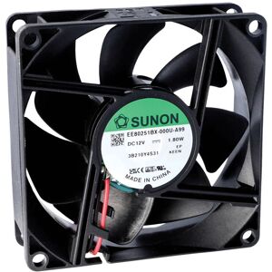 Sunon EF80251B1-1000U-A99 Axial Fan 12V DC 25x80x80mm 69.94 m³/h Sunon EF80251B1-1000U-A99 Axial Fan 12V DC 25x80x80mm 69.94 m³/h