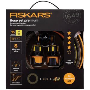 Fiskars 1027101 Premium Garden Hose 15m Anti-Twist UV-Resistant Fiskars 1027101 Premium Garden Hose 15m Anti-Twist UV-Resistant
