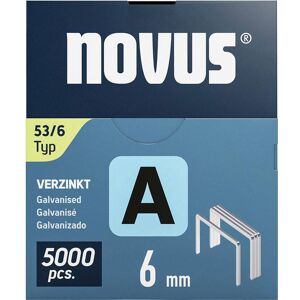 Novus 042-0763 Staple Strip Type 53, 5000 pieces, 10x11.3mm Fine Wire Novus 042-0763 Staple Strip Type 53, 5000 pieces, 10x11.3mm Fine Wire