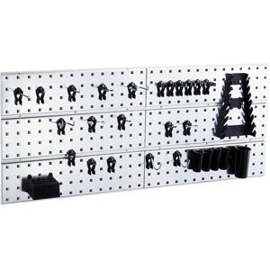 Raaco 109642 Tool Holder Set: 2 Panels 28 Hooks 1040x440x11mm Raaco 109642 Tool Holder Set: 2 Panels 28 Hooks 1040x440x11mm