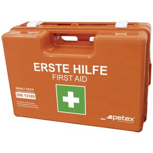 Petex 43924035 First Aid Case Orange DIN 13169 Moisture-Proof Compact Petex 43924035 First Aid Case Orange DIN 13169 Moisture-Proof Compact