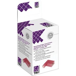 TRU T2010C367 Yellow 6.4mm Insulated Crimp Terminals - 10pcs TRU T2010C367 Yellow 6.4mm Insulated Crimp Terminals - 10pcs