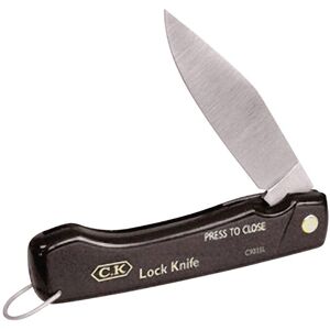 CK Tools C.K C9037 Knife Folding Spear Point Blade Black Plastic Scales Lanyard CK Tools C.K C9037 Knife Folding Spear Point Blade Black Plastic Scales Lanyard