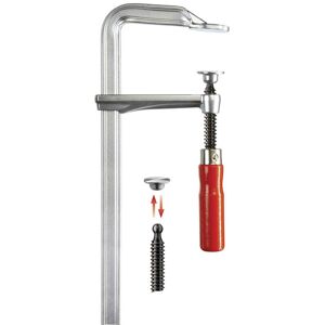 Bessey LMU20/5 U-Shape Light Clamps 200mm Span 50mm Nosing Zinc Arm Bessey LMU20/5 U-Shape Light Clamps 200mm Span 50mm Nosing Zinc Arm