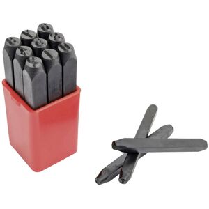 Bruder Mannesmann Brüder Mannesmann M245-10 Number Stamp Set 9-Piece 10mm Steel/Wood Bruder Mannesmann Brüder Mannesmann M245-10 Number Stamp Set 9-Piece 10mm Steel/Wood