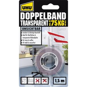 UHU 46855 Double-Sided Tape 1.5m x 19mm Strong Moisture-Resistant UHU 46855 Double-Sided Tape 1.5m x 19mm Strong Moisture-Resistant