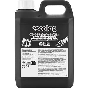 Scola DAMW2LT/24 Washable Readymix 2L Brilliant Red Scola DAMW2LT/24 Washable Readymix 2L Brilliant Red