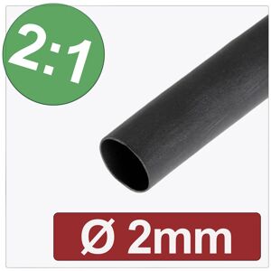 Quadrios 24CA280 Heat Shrink Tube Black 90mm 45mm 2:1 shrink per metre Quadrios 24CA280 Heat Shrink Tube Black 90mm 45mm 2:1 shrink per metre