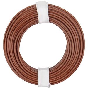 Donau 150-018 Strand 1x0.50mm² Brown Wire 10m Long Donau 150-018 Strand 1x0.50mm² Brown Wire 10m Long