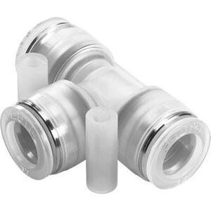 FESTO NPQP-T-Q6-E-FD-P10 T-piece 6 mm Pipe Diameter 1pc FESTO NPQP-T-Q6-E-FD-P10 T-piece 6 mm Pipe Diameter 1pc