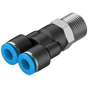 FESTO 153143 Y-piece Pipe Dia 8 mm Thread R3/8 1pc FESTO 153143 Y-piece Pipe Dia 8 mm Thread R3/8 1pc