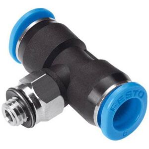 FESTO 153356 T-piece QSMT-M5-6 1pc M5 threading 6mm tube size FESTO 153356 T-piece QSMT-M5-6 1pc M5 threading 6mm tube size