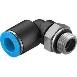FESTO 186122 L-piece 10mm Pipe Dia G1/4" Thread FESTO 186122 L-piece 10mm Pipe Dia G1/4" Thread
