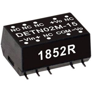 Mean Well DETN02L-15 DC/DC converter 2 W 67 mA 2 outputs 1 pc Mean Well DETN02L-15 DC/DC converter 2 W 67 mA 2 outputs 1 pc