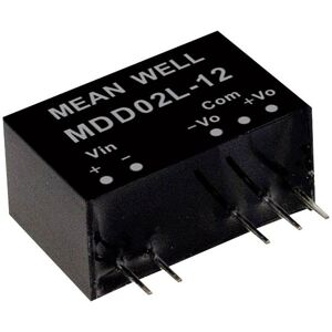 Mean Well MDD02N-12 MDD02N DC/DC converter 2W 83mA 2 outputs medic... Mean Well MDD02N-12 MDD02N DC/DC converter 2W 83mA 2 outputs medic...