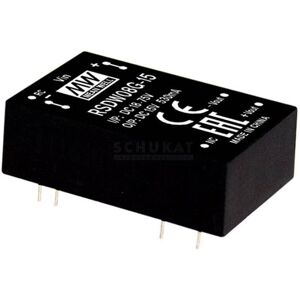 Mean Well RDDW08G-05 DC/DC converter 800mA 8W 2 outputs 1pc Mean Well RDDW08G-05 DC/DC converter 800mA 8W 2 outputs 1pc