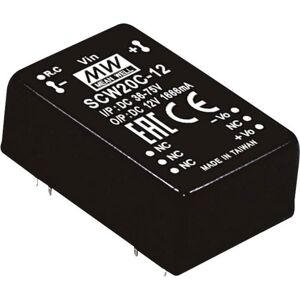 Mean Well SCW20C-05 SCW20 dc/dc converter 4A 20W 1 output DIP24 Mean Well SCW20C-05 SCW20 dc/dc converter 4A 20W 1 output DIP24