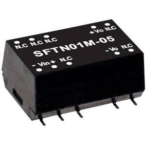 Mean Well SFTN01M-12 DC/DC converter 1W 84mA single output -40°C t... Mean Well SFTN01M-12 DC/DC converter 1W 84mA single output -40°C t...