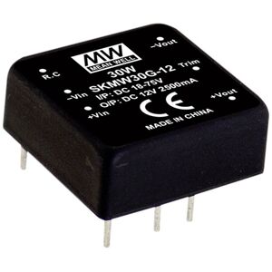 Mean Well SKMW30G-15 DC/DC converter 2A 30W high power density compact Mean Well SKMW30G-15 DC/DC converter 2A 30W high power density compact