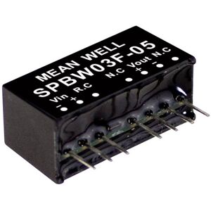 Mean Well SPBW03G-12 SPBW03 DC/DC converter 250mA 3W 1 output 1pc Mean Well SPBW03G-12 SPBW03 DC/DC converter 250mA 3W 1 output 1pc