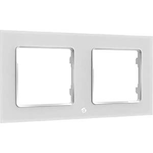 Shelly WF2_White Wall Frame Stylish Finish And Bracket For Wall Switch Shelly WF2_White Wall Frame Stylish Finish And Bracket For Wall Switch