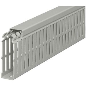 OBO Bettermann Cable Duct - 75x25mm, 2000mm, Gray - Cable Management OBO Bettermann Cable Duct - 75x25mm, 2000mm, Gray - Cable Management