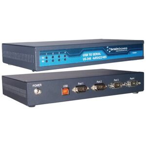 Brainboxes US-346 4 Port RS422/485 USB to Serial Server Brainboxes US-346 4 Port RS422/485 USB to Serial Server